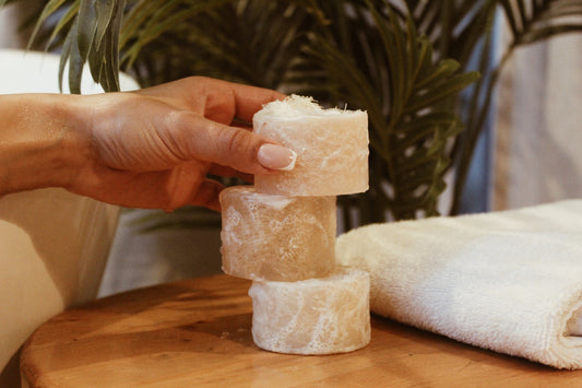 Loofah soaps